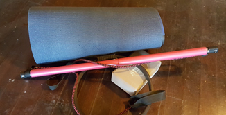 picture of yoga mat and yoga exercise equipment